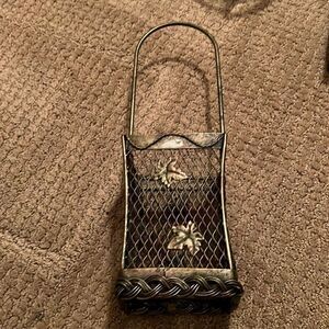 Home Accents Metal Wine Basket